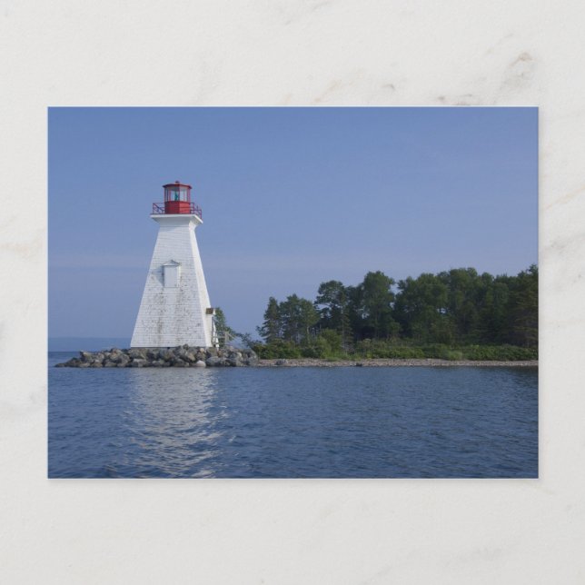 Postal Canadá, Nueva Escocia, Isla del Cabo Bretón, (Anverso)