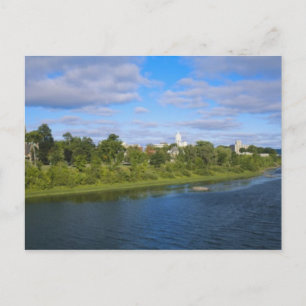 Postal Canadá, Nuevo Brunswick, Fredericton, vista de la
