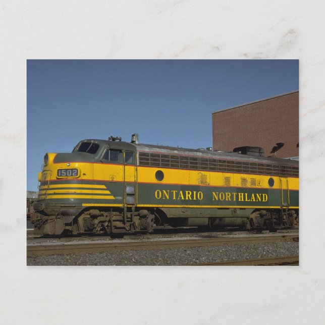 Postal Canadá, Ontario, Northland FP-7 (Anverso)