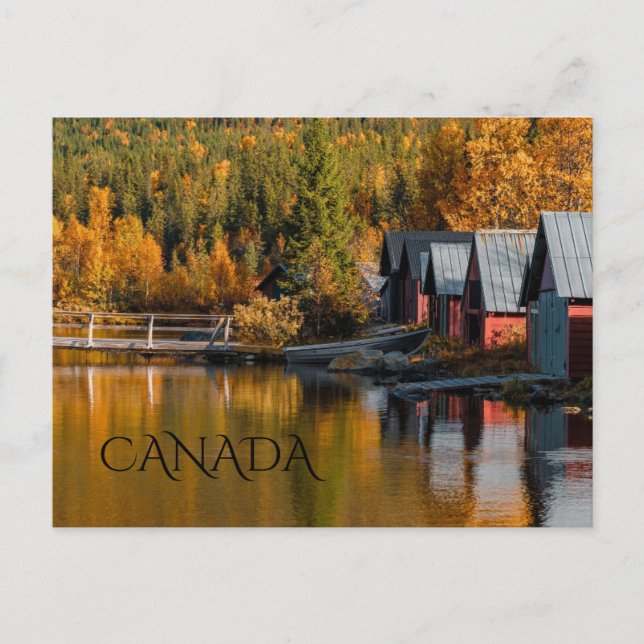 Postal Canadá. Otoño.  (Anverso)