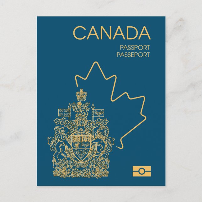 Postal Canada passport (Anverso)