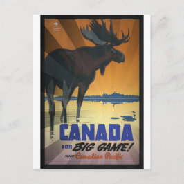 Postal Canadá: Poster de Viajes para Viajes de Gran Juego