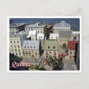Postal Canadá - Quebec - Ciudad -