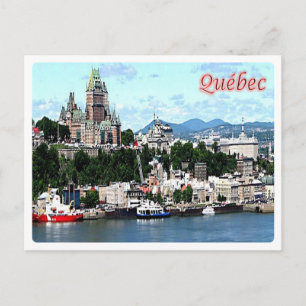 Postal Canadá - Quebec - Ciudad -