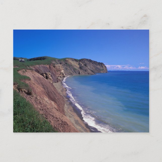 Postal Canadá, Quebec, Islas de la Magdalena, Cabo Alrigh (Anverso)