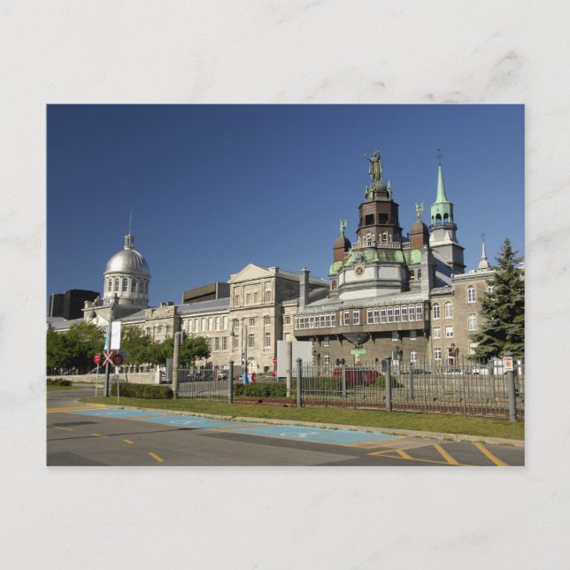 Postal Canadá, Quebec, Montreal. Vieux Montreal (Anverso)