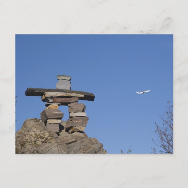 Postal Canadá, Terranova, St. John's. Inukshuk (para (Anverso)