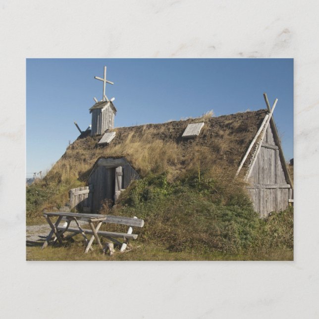 Postal Canadá, Terranova y Labrador, L'Anse Aux (Anverso)