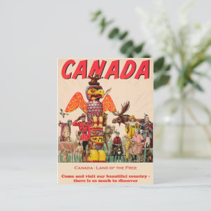 Postal Canadá - Tierra de los libres