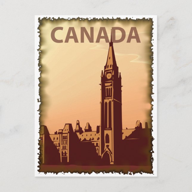 Postal Canadá Vintage (Anverso)