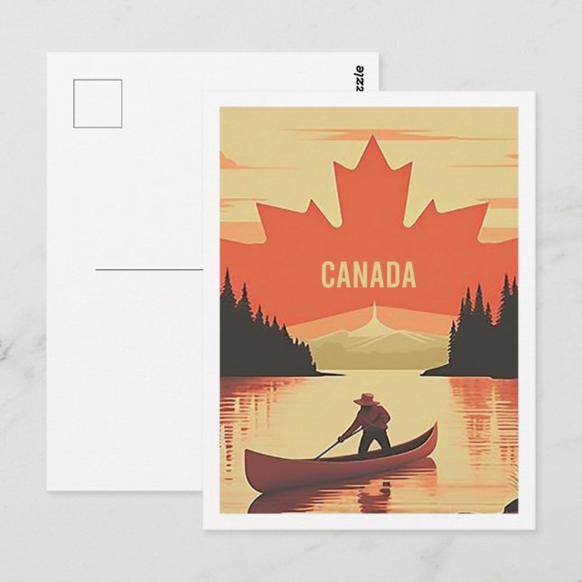 Postal Canadá Vintage Famous Travel Place (Anverso / Reverso)