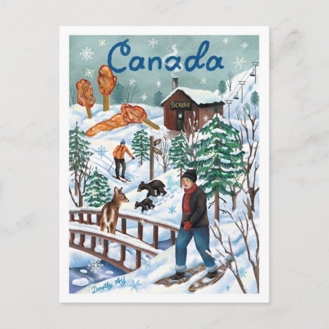 Postal Canada Winter Wonderland (Anverso)