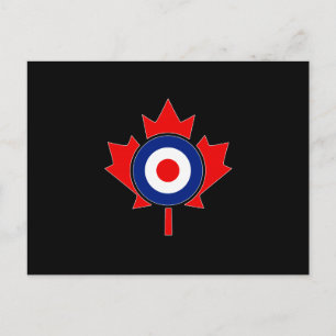 Postal Canadian Maple Leaf Roundel Mod CANADA