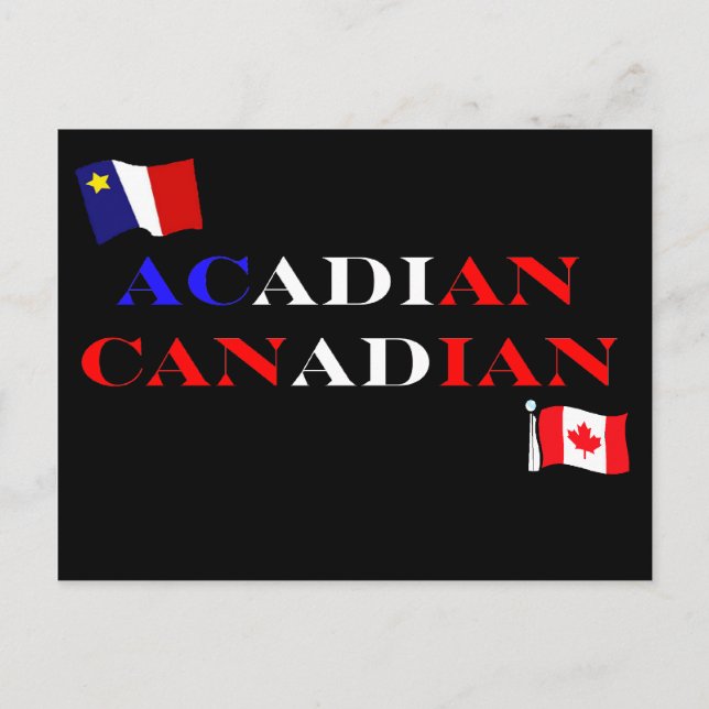 Postal Canadiense Acadiense (Anverso)