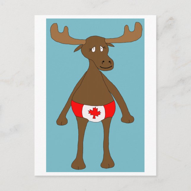 Postal Canadiense, ¿eh? Moose (Anverso)