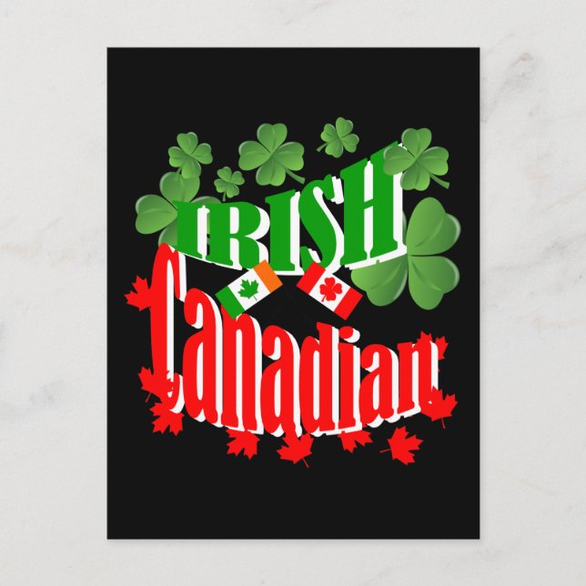 Postal Canadiense irlandés (Anverso)