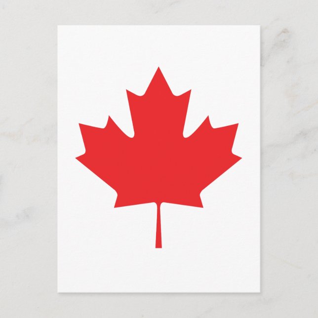 POSTAL CANADIENSE LEAF (Anverso)