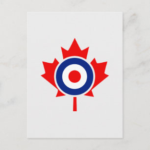 Postal Canadiense Maple Leaf Roundel Mod CANADA