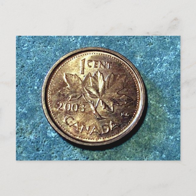 Postal canadiense Penny (Front) 2003 (Anverso)