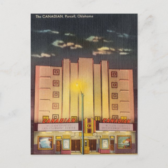 Postal Canadiense, Purcell, Oklahoma (Anverso)