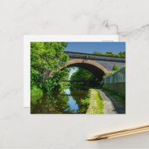 Canal ancho de Huddersfield y viaducto de Whitacre