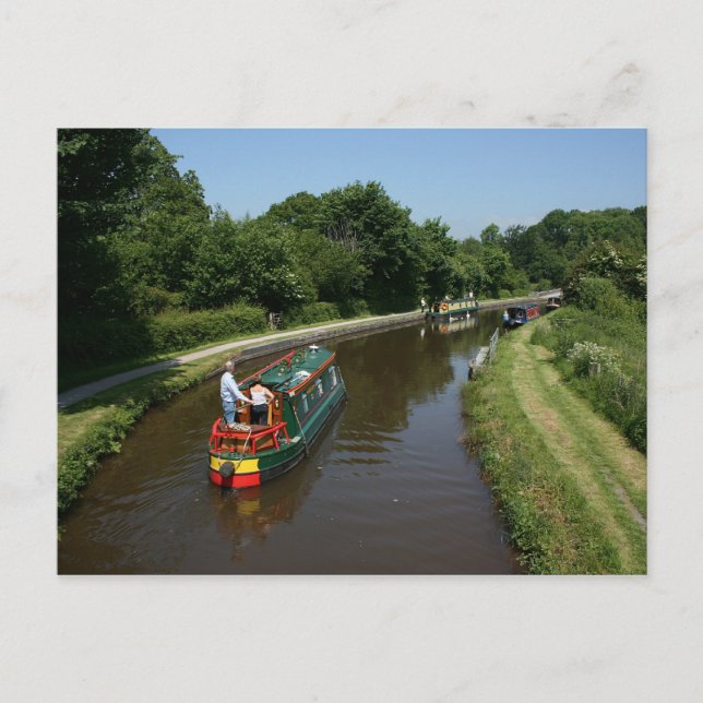 Postal Canal Brecon y Abergavenney, Gales (Anverso)