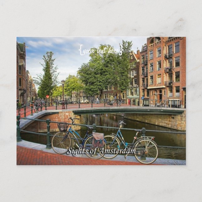 Postal Canal Crossing, Sights of Amsterdam (Anverso)