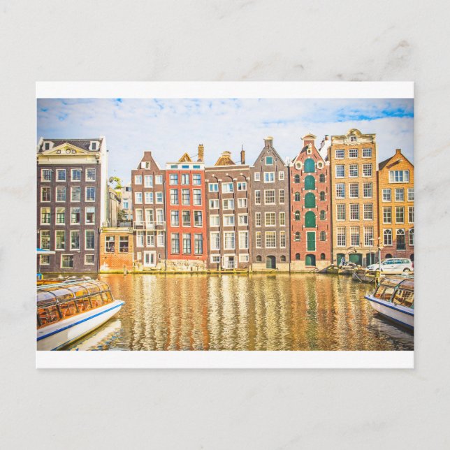 Postal Canal de Ámsterdam (Anverso)