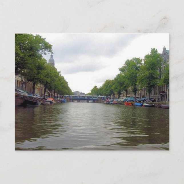 Postal Canal de Amsterdam (Anverso)