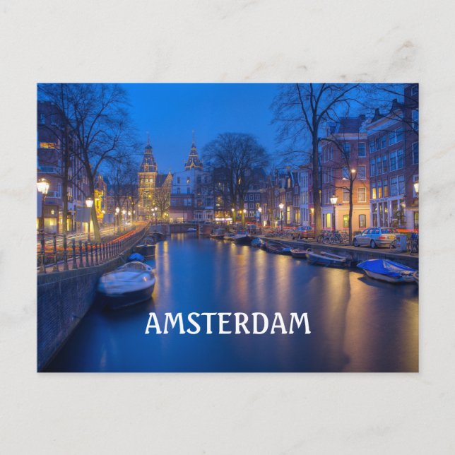 Postal Canal de Amsterdam (Anverso)