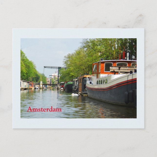 Postal Canal de Amsterdam (Anverso)