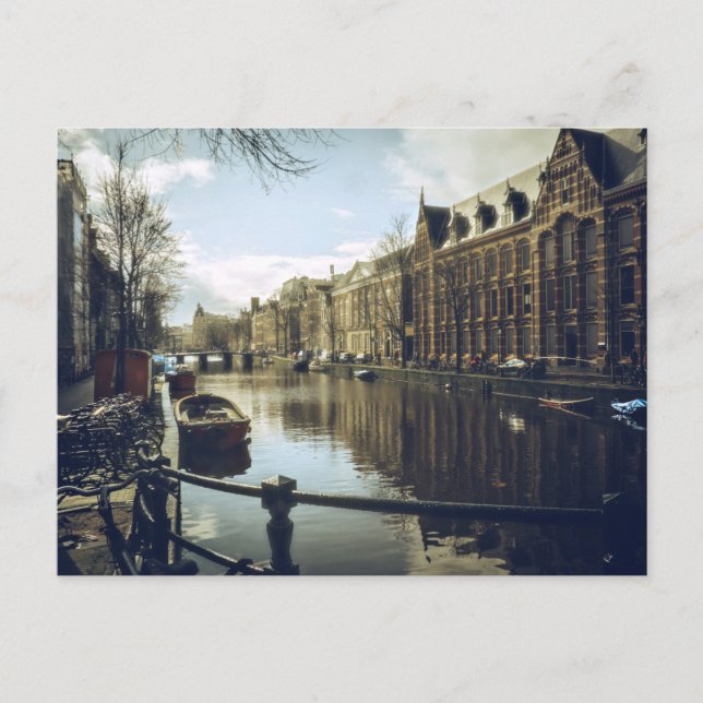 Postal Canal de Amsterdam (Anverso)