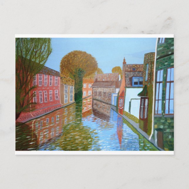 Postal Canal de Brujas (Anverso)