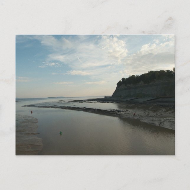 Postal Canal de entrada a la bahía de Cardiff (Anverso)