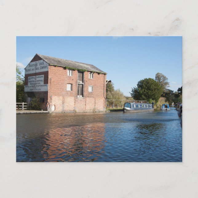 Postal Canal de Llangollen Inglaterra (Anverso)