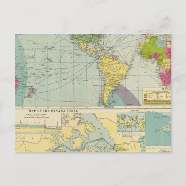 Postal Canal de Panamá (Anverso)