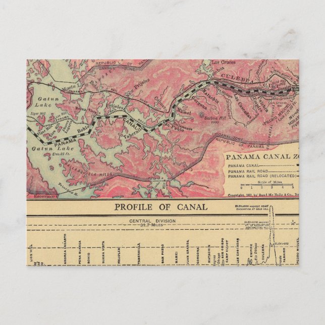 Postal Canal de Panamá (Anverso)