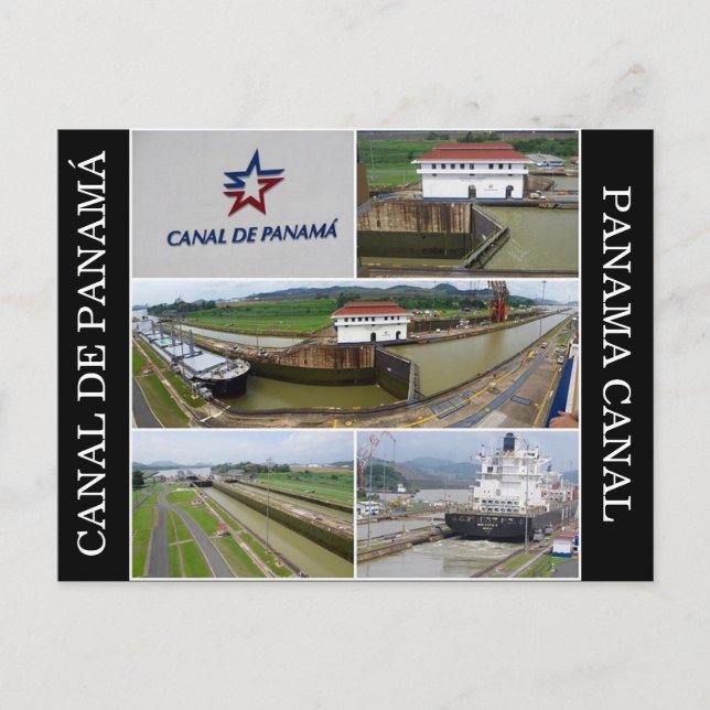 Postal canal de panama (Anverso)