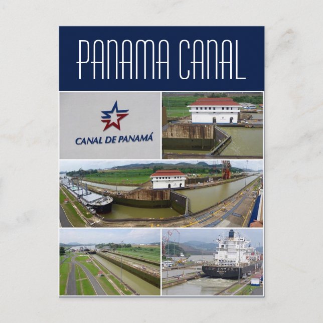 Postal canal de panama miraflores (Anverso)