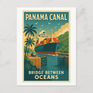 Postal Canal de Panamá – Puente entre Océanos
