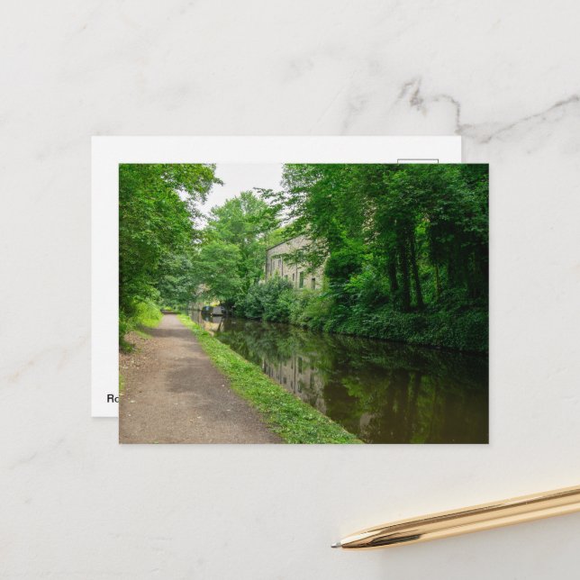 Postal Canal de Rochdale, Luddendenfoot (Anverso/Reverso In Situ)