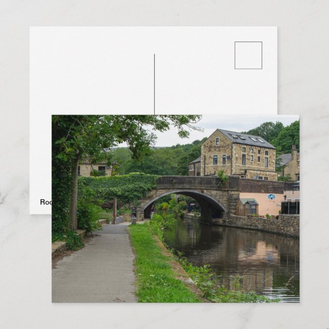 Postal Canal de Rochdale, Luddendenfoot (Anverso / Reverso)