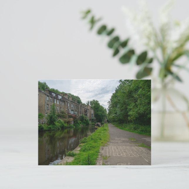Postal Canal de Rochdale, Luddendenfoot (Anverso de pie)