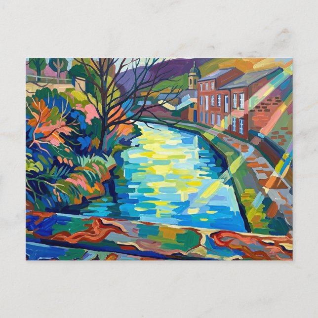 Postal Canal de Rochdale Sowerby Bridge  (Anverso)