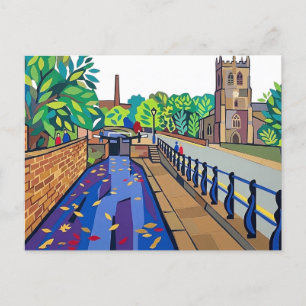Postal Canal de Rochdale y Christ Church, Sowerby Bridge