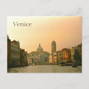Postal Canal de Venecia Postcard