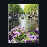 Postal Canal de verano de Ámsterdam<br><div class="desc">¡Hola! ¡Espero que te guste esta foto que tomé! No dude en añadir su propio texto y consultar mis tiendas para más información.</div>
