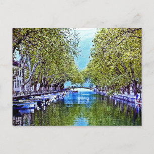 Postal Canal en Annecy France