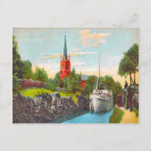 Postal Canal Gota de Suecia, 1925