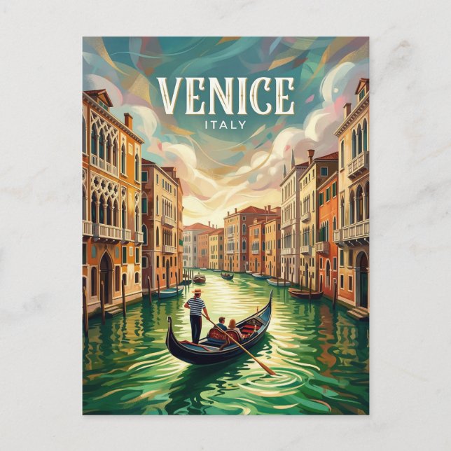Postal Canal Grande Italia (Anverso)
